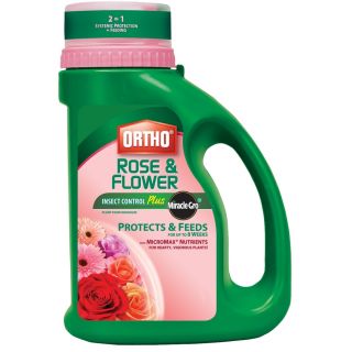 ORTHO 64 oz Rose and Flower Insect Control Plus Food Granules