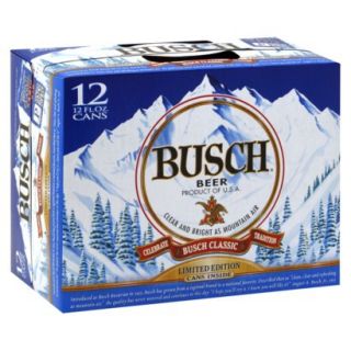 Busch Beer Cans 12 oz, 12 pk