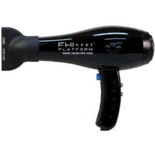 Fhi Heat Platform Nano Salon Pro 2000 Powerful Tourmaline Ceramic Hair Dryer, Black  Hair Dryer Diffusers  Beauty