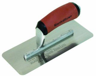 MARSHALLTOWN The Premier Line MXS875SSD 8 3/4 Inch by 3 3/4 Inch Stainless Steel Venetian Plastering Trowel Dura Soft Handle   Masonry Hand Trowels  