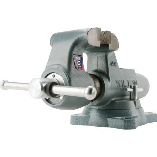 Wilton Serrated Machinist Bench Vise — 4in. Jaw Width, Model# 400S  Bench Vises