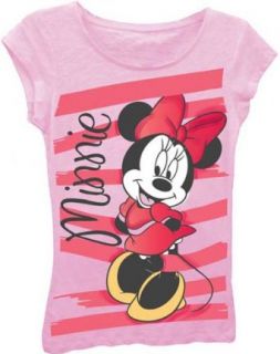 Disney Minnie Mouse "Minnie" Pink Kids T Shirt Clothing