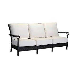 Equestrian Outdoor Sofa with Cushions   Frontgate, Patio Furniture  Patio, Lawn & Garden