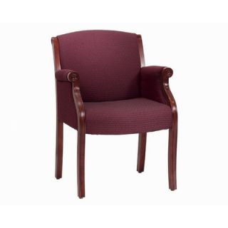 DMi Governors Engraved Executive Guest Chair 6855  Fabric Burgundy