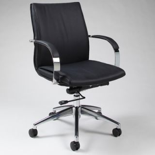 Pastel Furniture Josephina Mid Back Office Chair JP 164 CH AL 9 Color Black