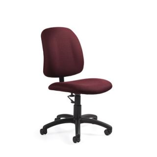 Global Total Office Low Back Pneumatic Armless Task Chair 2239 6