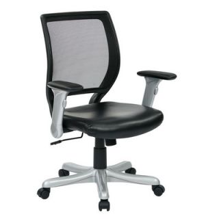 Office Star Woven Mesh Back Chair with Flip Padded Arms EMH5102JR5 EC3 / EMH5