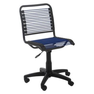 Eurostyle Bungie Low Back Office Chair EY2328 Finish Blue / Graphite Black