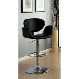 Hokku Designs Ruperte 24.5 Adjustable Swivel Bar Stool IDF BR6918 Color Black