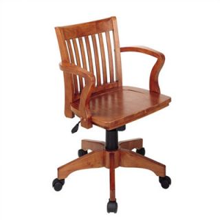 Office Star Deluxe Mid Back Bankers Chair 10 X FW Arms Included, Finish Esp