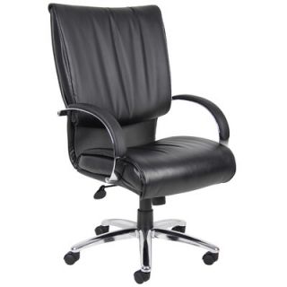 Boss Office Products High Back Leather Plus Executive Chair B9701C