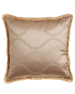 Pillow w/ Embroidery, 24Sq.   Isabella Collection by Kathy Fielder