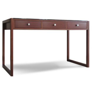 Jesper Office Wood Computer Writing Desk with 3 Drawers X2812 ESP Color Cherry