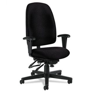 Global High Back Multi Tilter Chair with Arms GLB32173NBKPB0 Color Black