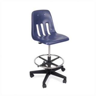 Virco Height Adjustable Lab Stool with Footring 9260GCLS