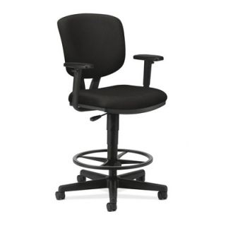 HON Volt 5700 Series Task Stool with Arms HON5705A Color Black