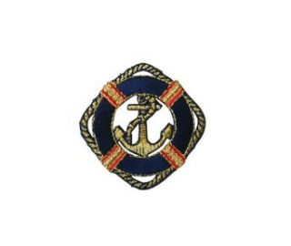 ID #2628 Anchor Nautical Boat Ship Marine Embroidered Iron On Applique Patch