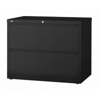 CommClad 2 Drawer  File Cabinet 14970 / 14971 / 14972 Finish Black