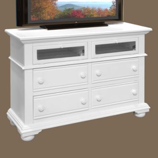 American Woodcrafters Cottage Traditions 4 Drawer Media Dresser 6500 232/6510