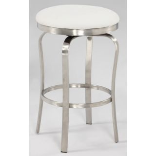 Chintaly Modern 26 Backless Bar Stool 1193 CS WHT / 1193 CS RED Color White