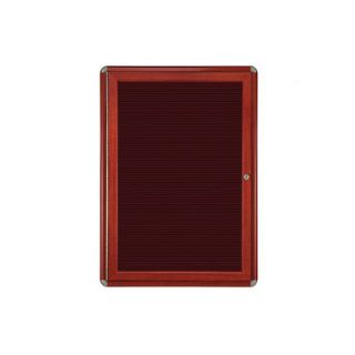 Ghent 34 x 24 1 Door Ovation Letterboard GEX1057 Color Chrome, Frame Finis