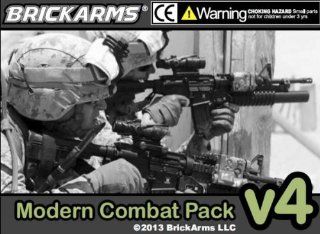 BrickArms 2.5" Scale Modern Combat Weapons Pack v4 Toys & Games