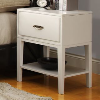 Kingstown Home Isabel 1 Drawer Nightstand 88564A16 Finish White