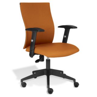 Jesper Office Caza Office Chair with Arms X532 Finish Orange Fabric