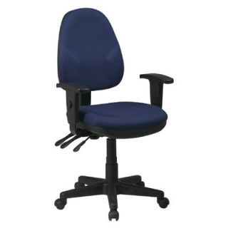 Office Star Mid Back Dual Function Ergonomic Office Chair with Adjustable Arm