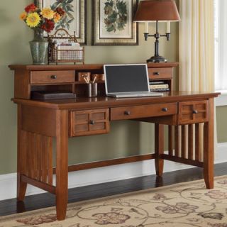 Home Styles Arts and Crafts Executive Writing Desk and Hutch 88 5180 152 Fini