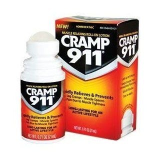 Cramp 911 Muscle Relaxing Roll on Lotion, Net Wt. 0.71 oz.(21ml), Box (PACK OF 2) Health & Personal Care