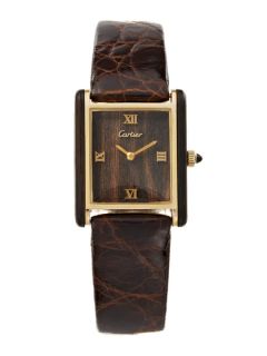 Cartier Gold & Wood Watch, 24mm by Cartier