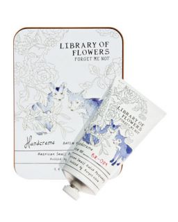 Forget Me Not Coco Butter Handcreme   Library of Flowers