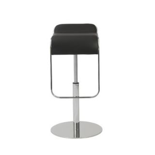 Eurostyle Freddy 23.5 Adjustable Swivel Bar Stool 04387 Color Black