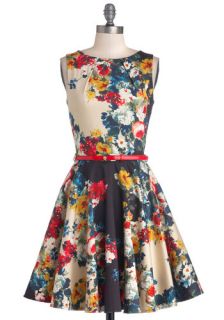 Luck Be a Lady Dress in Garden  Mod Retro Vintage Dresses