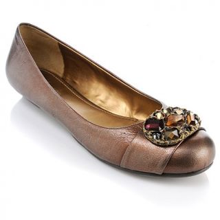 Vince Camuto Leather Ballet Flat with Beads