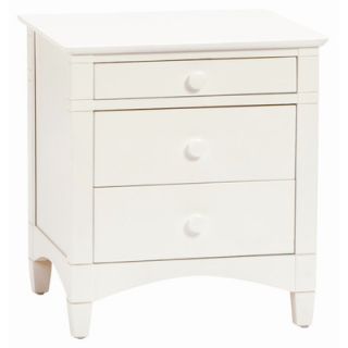 Bolton Furniture Essex 3 Drawer Nightstand 6601 Finish White