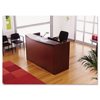 Alera Valencia Series Reception Desk with Transaction Counter ALEVA327236 Fin