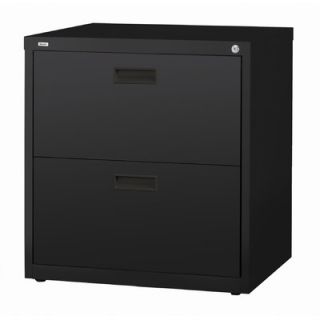 CommClad 2 Drawer  File Cabinet 14954 / 14955 Finish Black