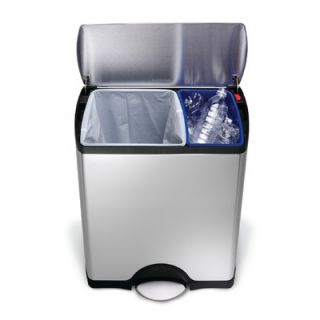 simplehuman 12 Gal. Recycler Trash Can CW1830