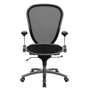 FlashFurniture Mid Back  Mesh Managerial Chair CPB0782MTLK / CPB0783BK Accent