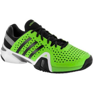 adidas Barricade 8+ adidas Mens Tennis Shoes Solar Green/Black/Gray