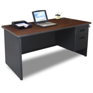 Marvel Office Furniture Pronto 60 Single Pedestal Computer Desk PDR6030SPUTO