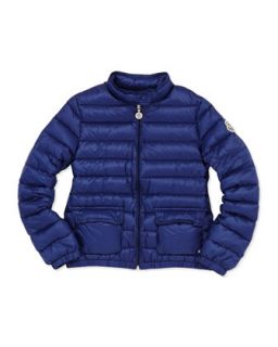 Lans Quilted Tech Jacket, Royal, Sizes 8 10   Moncler