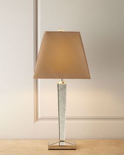 Antiqued Mirror Table Lamp