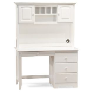 Atlantic Furniture Windsor Desk with Hutch AC698030X Finish White