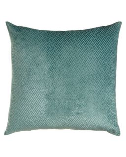 Azure Maze Pillow