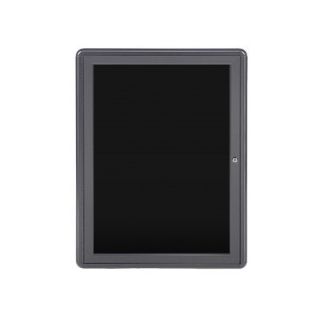 Ghent 34 x 24 1 Door Ovation Letterboard GEX1074 Surface Color Black, Fram