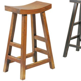 Furniture Classics LTD Crescent 30 Bar Stool 70076BB / 70076BRN Finish Brow