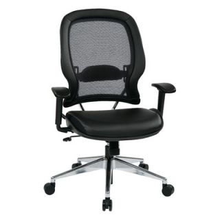 Office Star Space 23 Professional Air Grid Chair with Eco Leather Seat 335 E